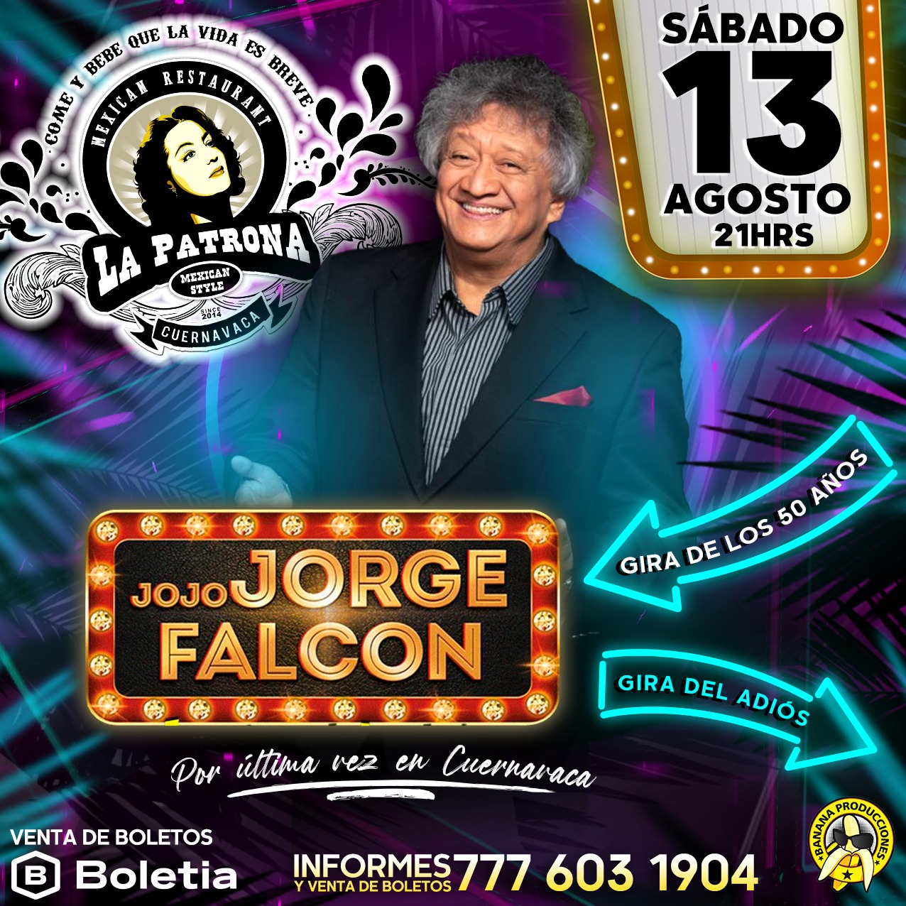 Compra boletos para JO JO FALCON
