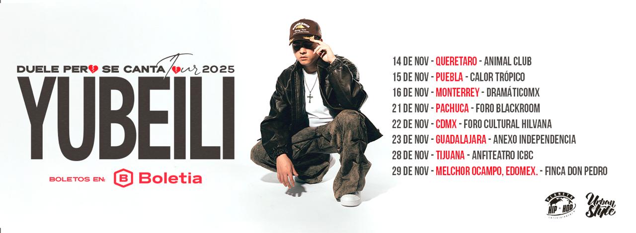 YUBEILI EN MONTERREY Duele Pero Se Canta tour 2025