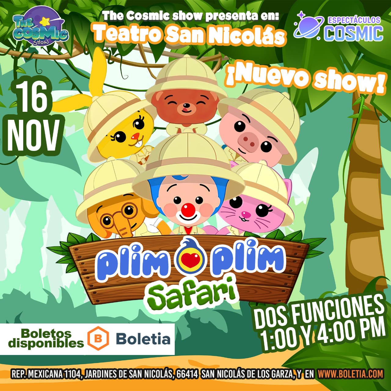 Tributo Plim Plim Safari 1:00 PM