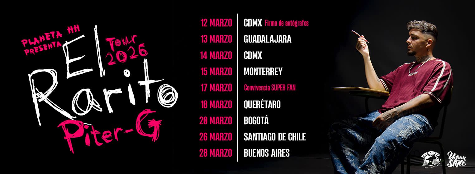 PITER G EN MONTERREY ¨EL RARITO TOUR 2026¨