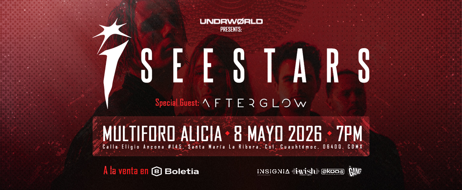 Undrwørld Presenta: I See Stars en CDMX