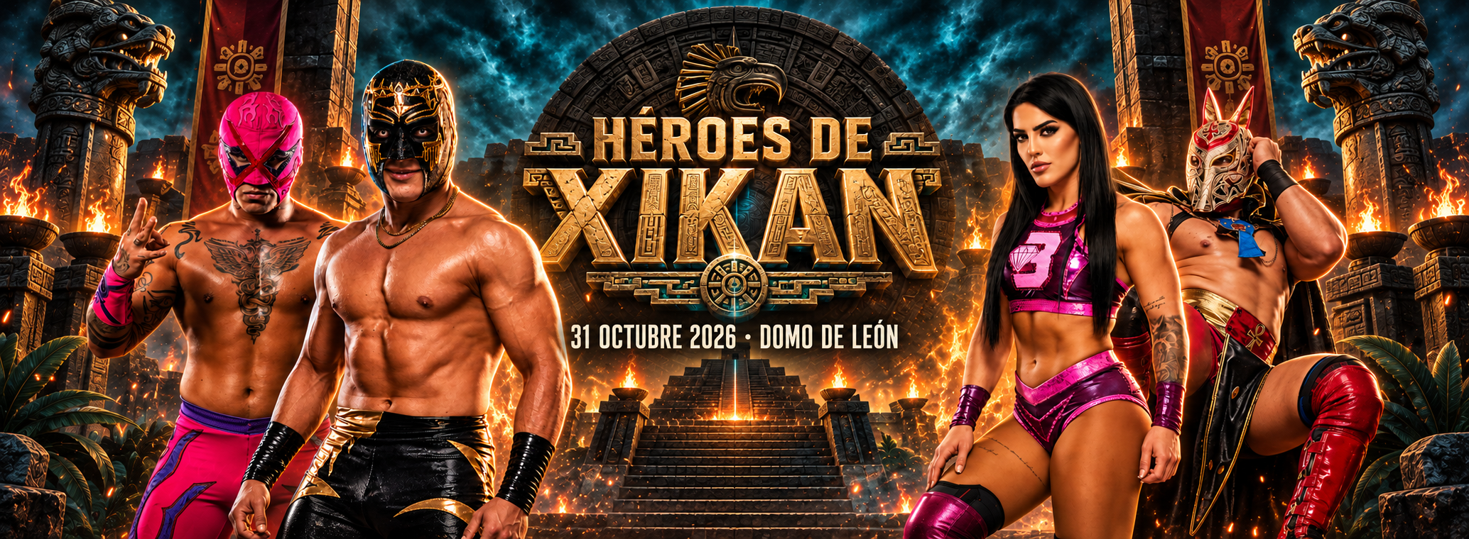 León es de Campeones -  Héroes Ringforce CMLL 