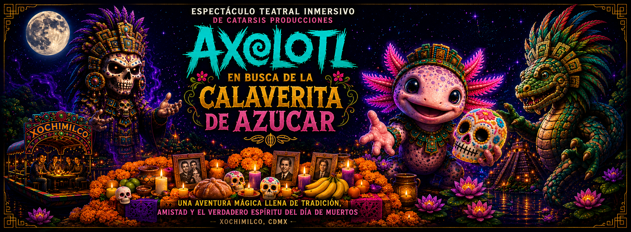 Axolotl en Busca de la Calaverita de Azucar Funcion 3
