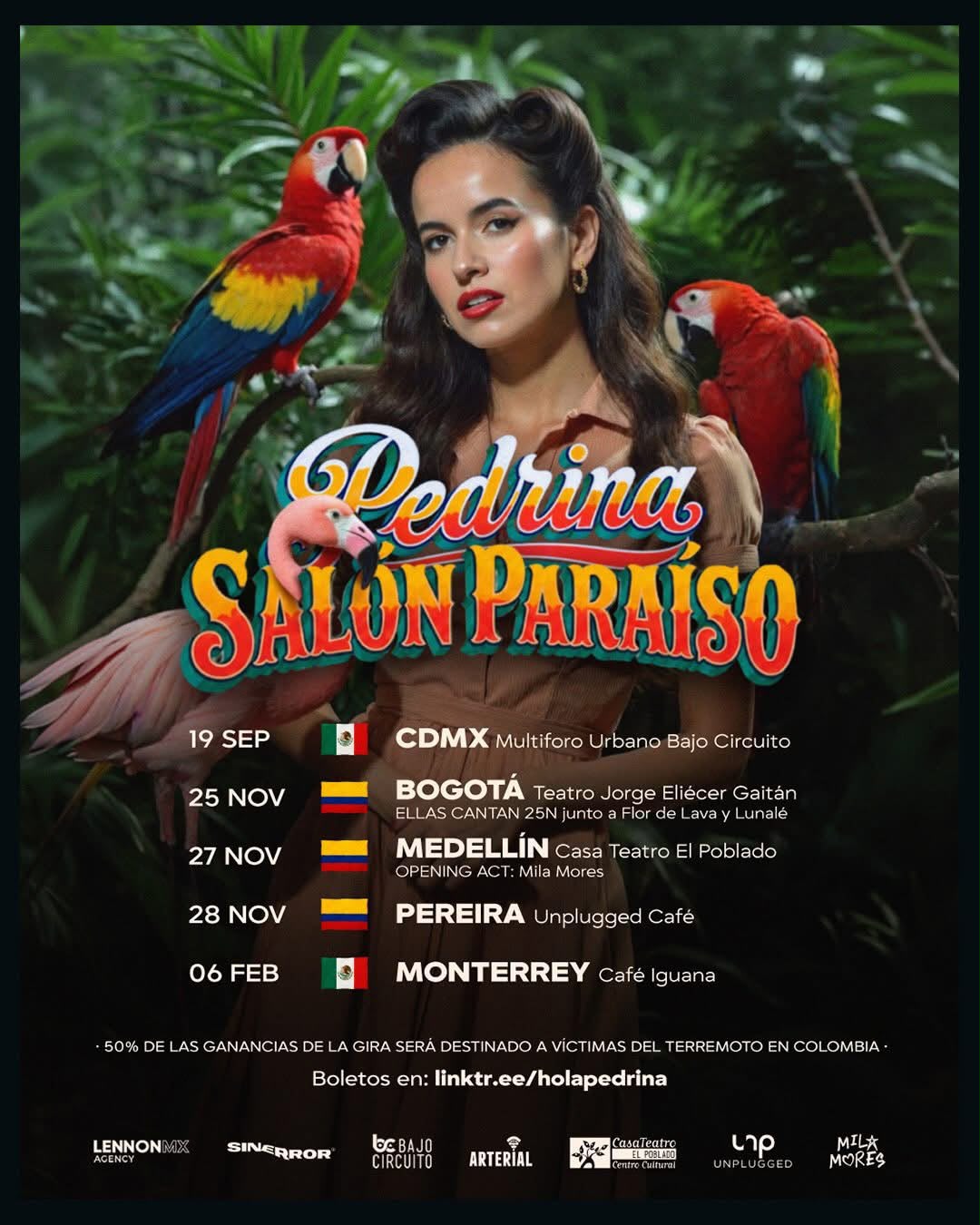 Flyer de Pedrina en Monterrey