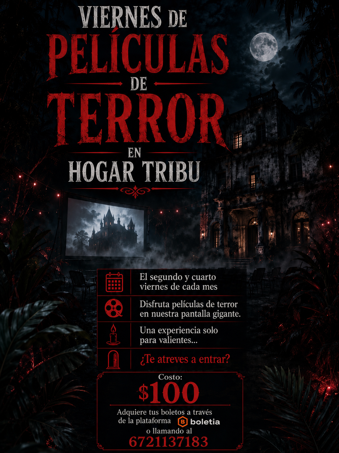 Noche del terror  ZN  función 25 sept 