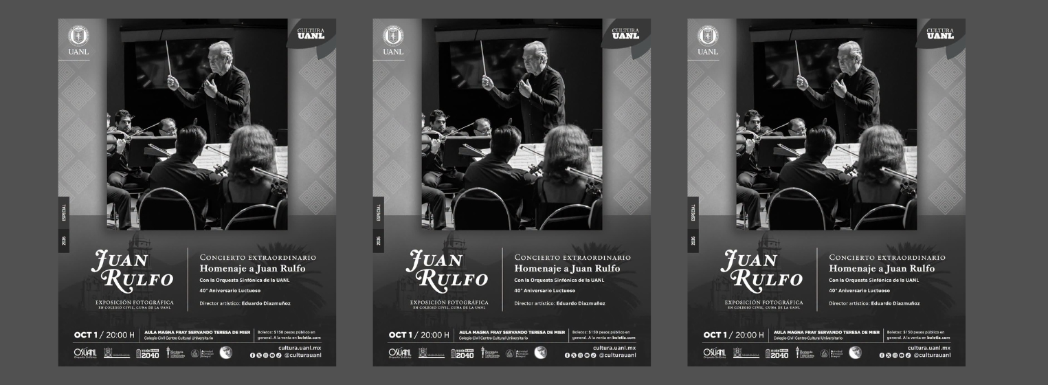 OSUANL Concierto homenaje a Juan Rulfo