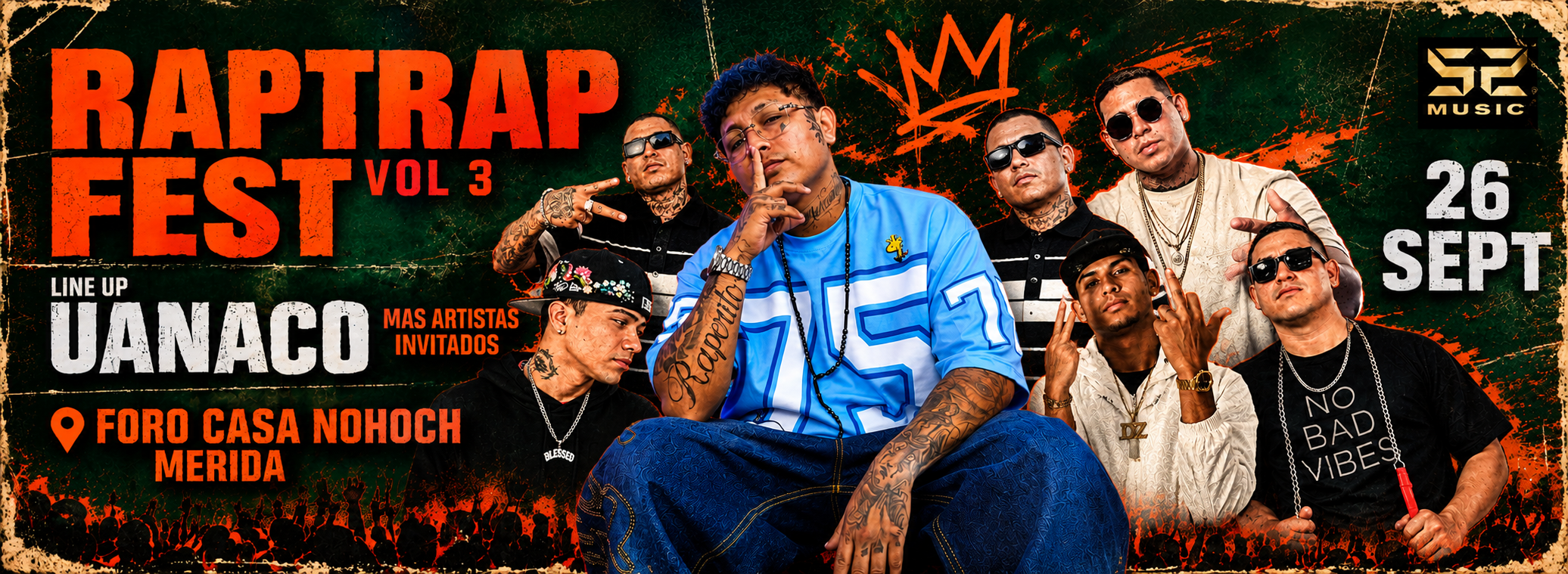 Rap Trap Fest Urbano Merida Volumen 3