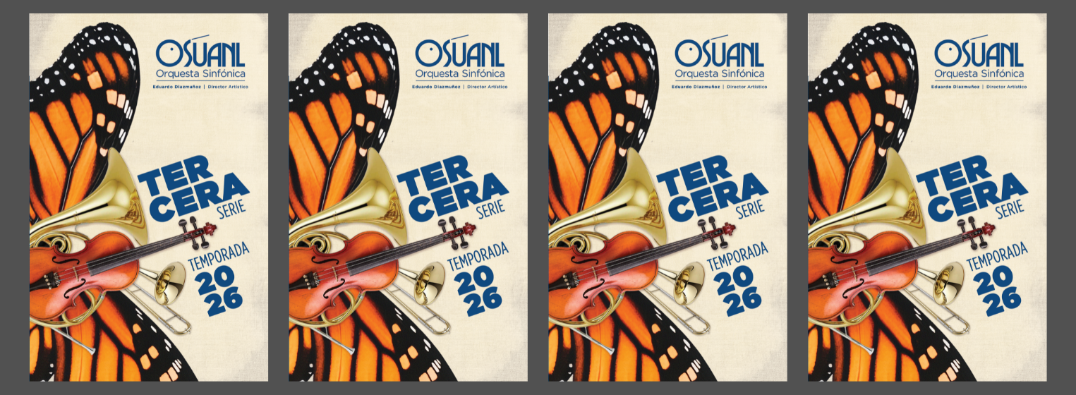 Flyer de OSUANL Programa II Tercera Serie 2026