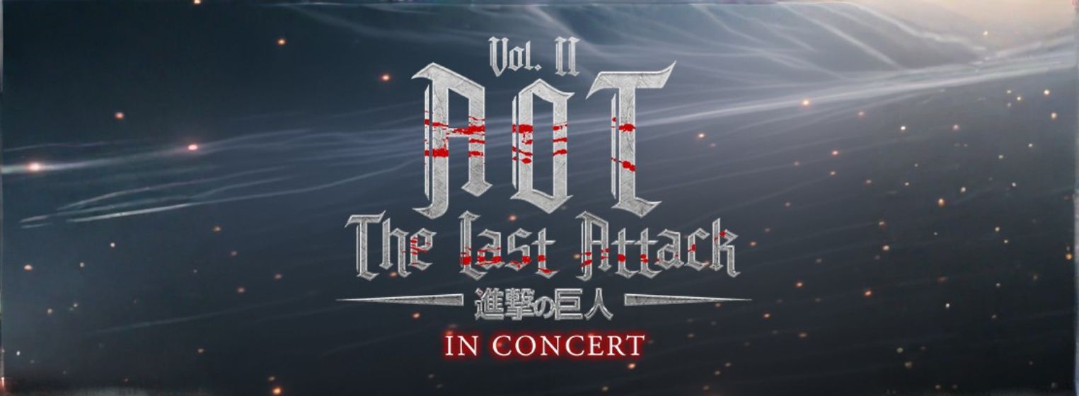 Flyer de "Aot Vol II" Proyección con Orquesta en Vivo
