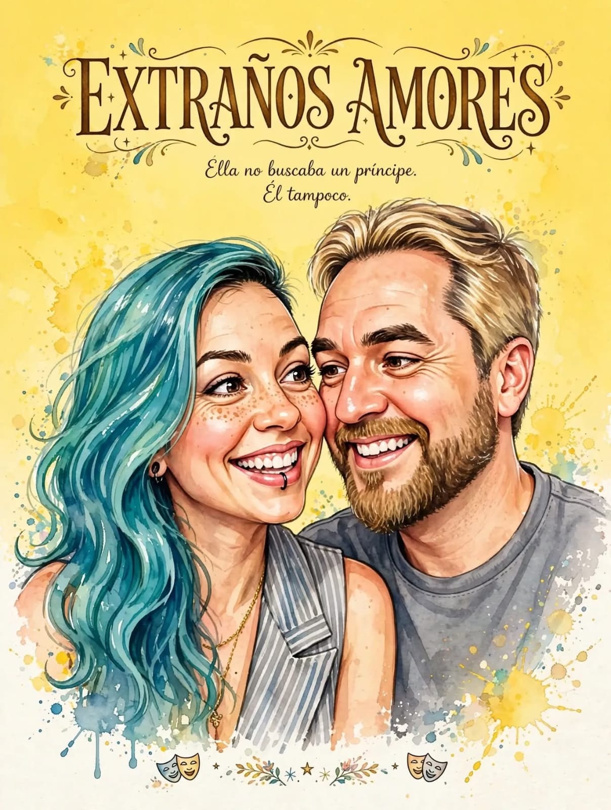 Flyer de Extraños Amores