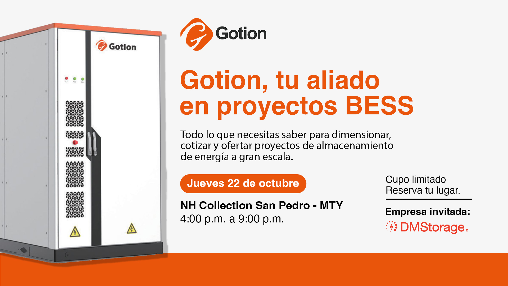 Flyer de Gotion BESS MTY