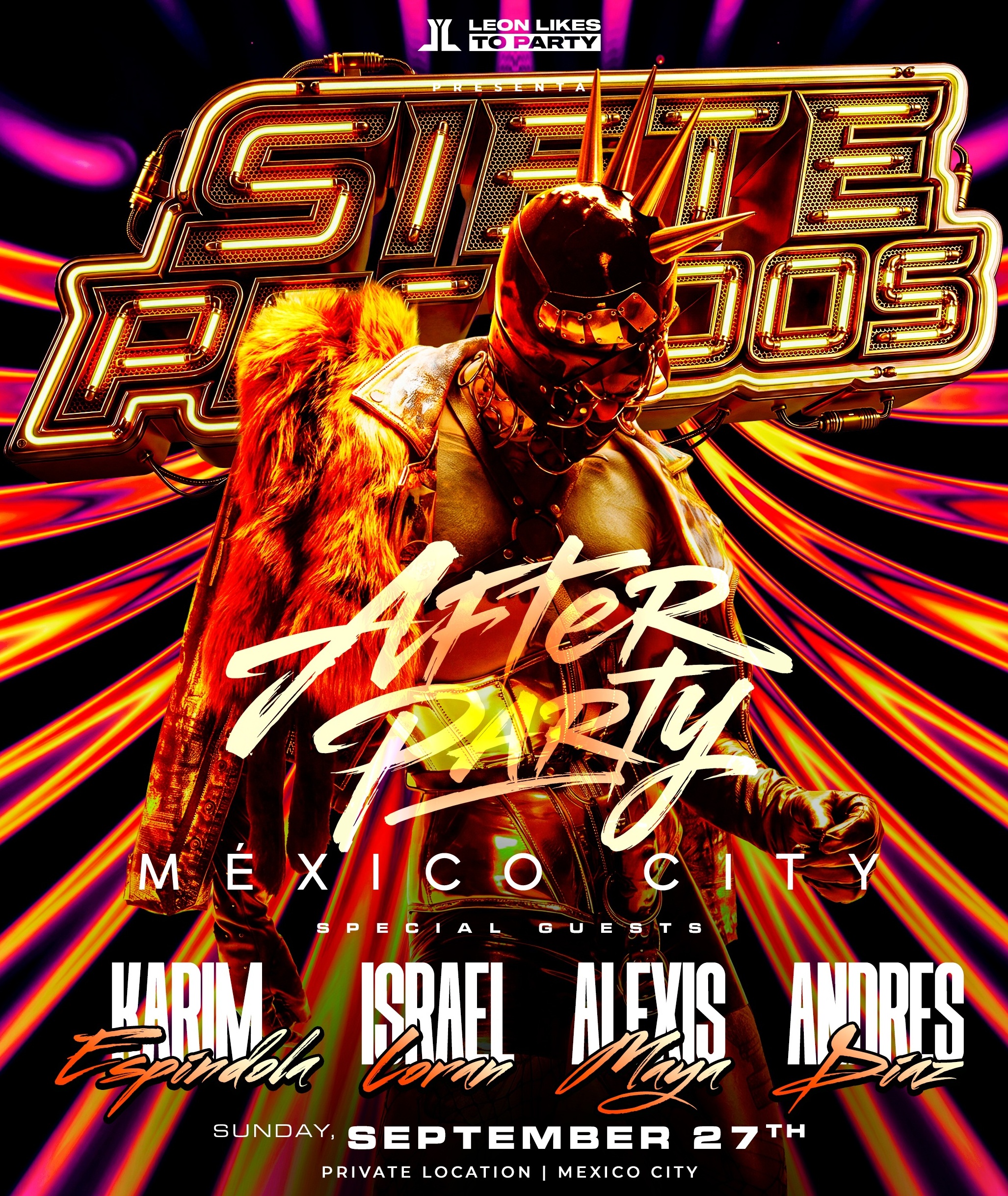 Flyer de AFTERPARTY / LEON LIKES TO PARTY