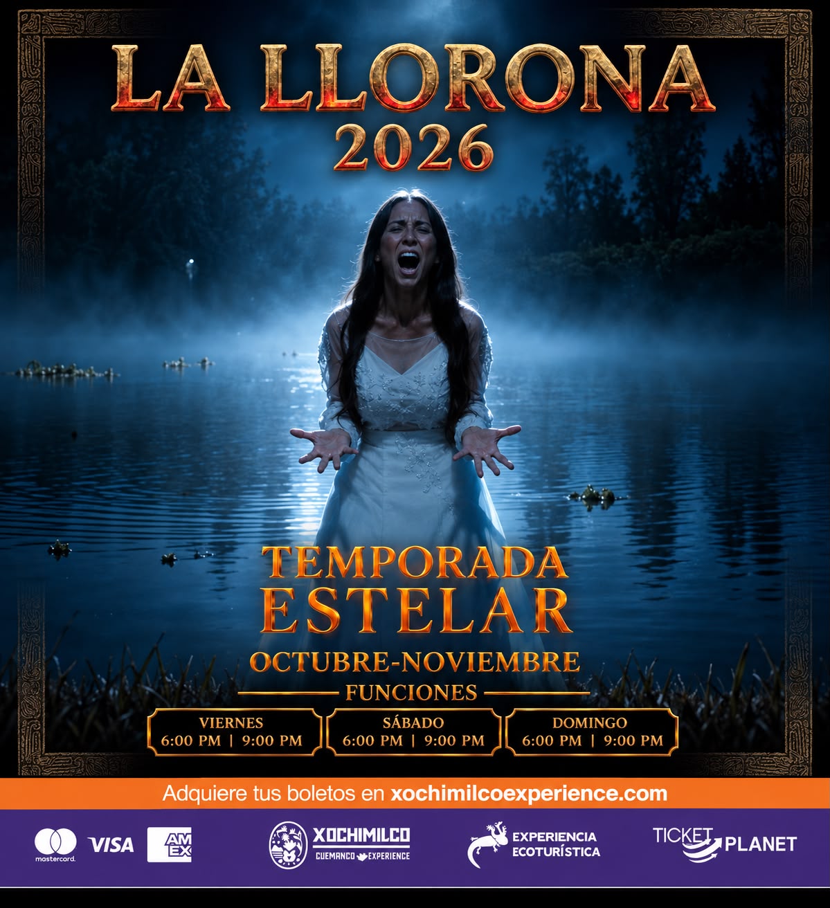 Xochimilco experience la llorona 2026