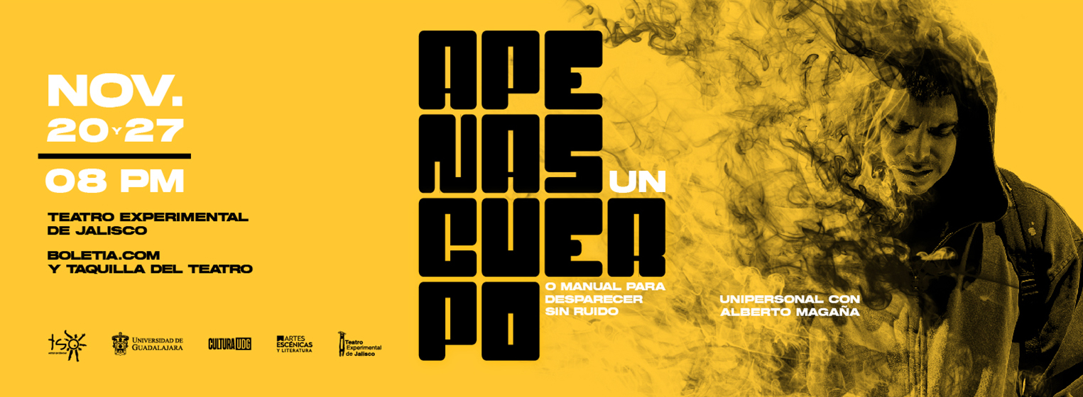 Flyer de Apenas un cuerpo