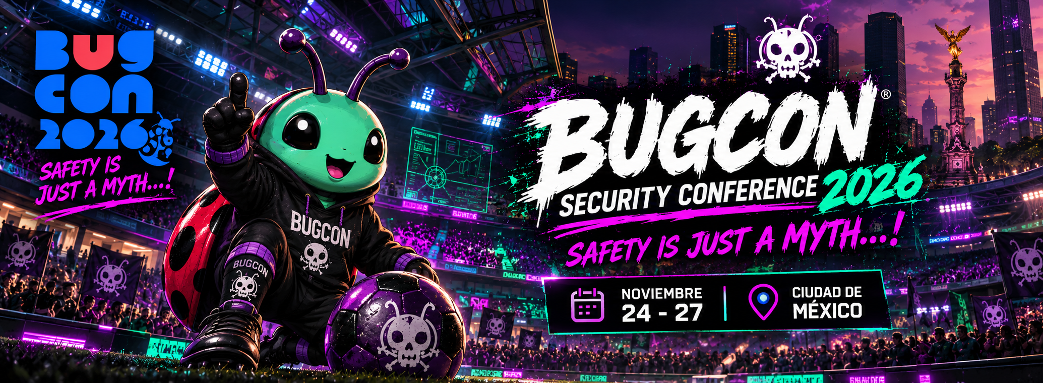 Flyer de BugCON Security Conference 2026