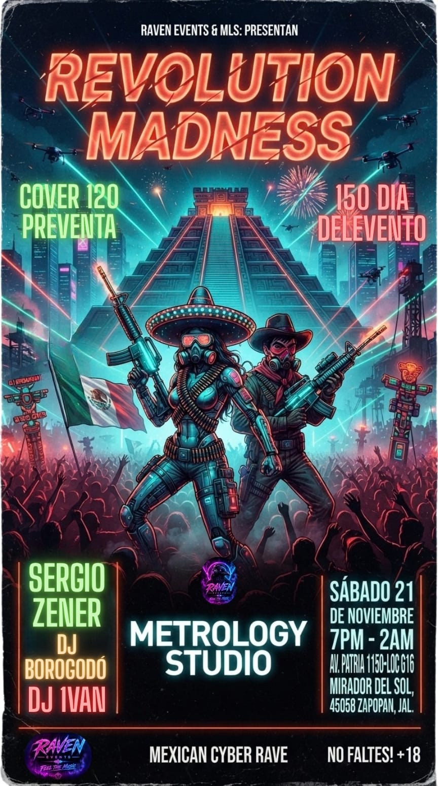 Flyer de Revolution Madness