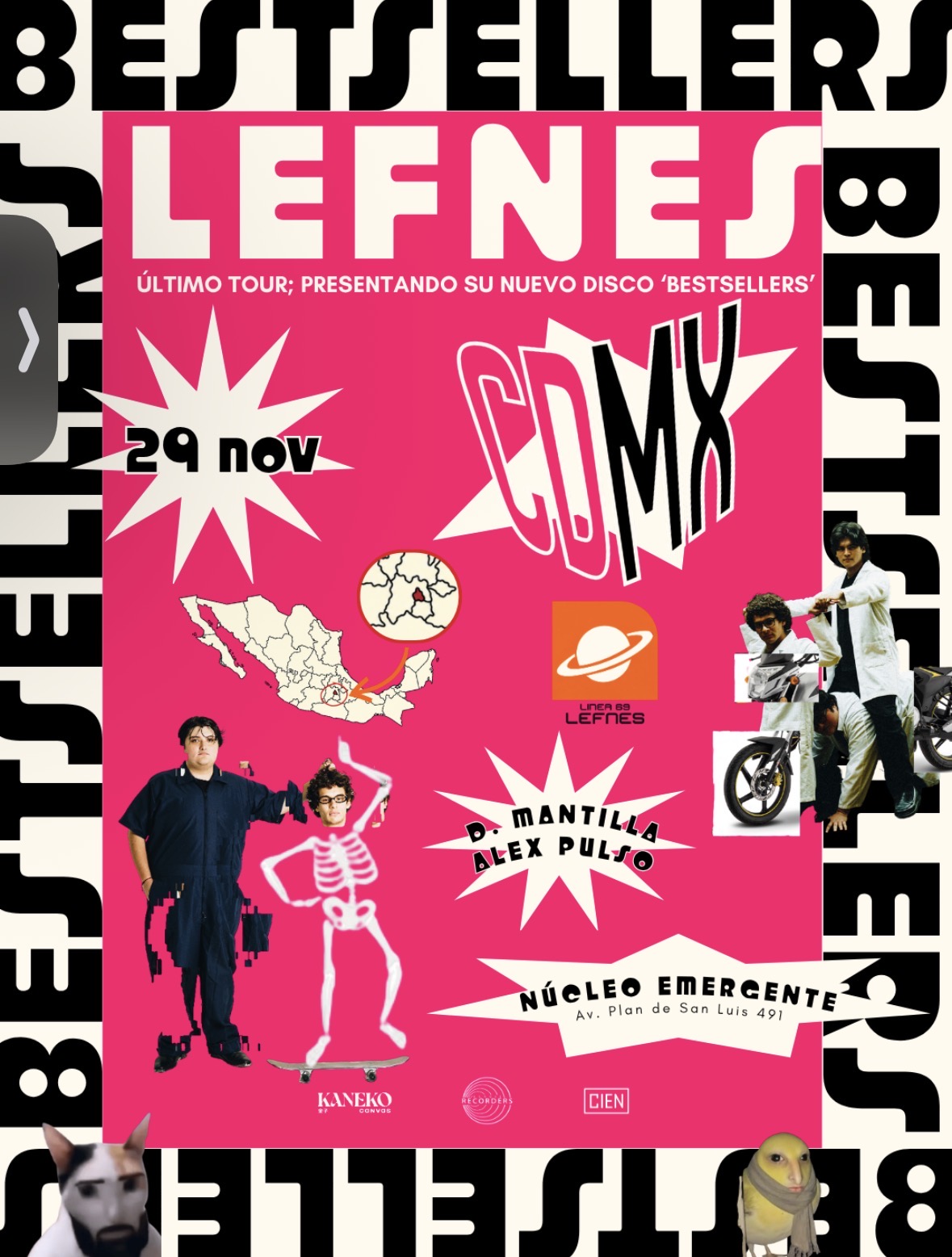 Flyer de NÚCLEO // LEFNES
