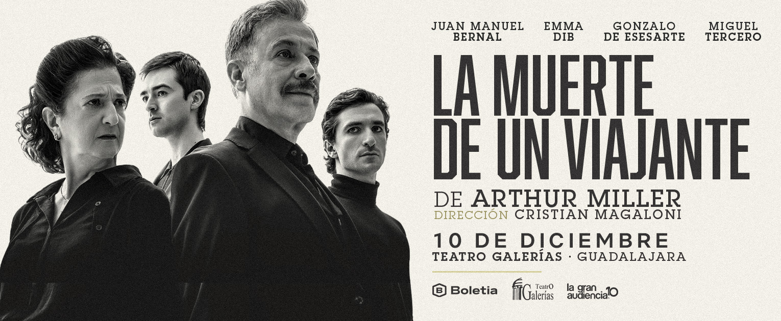 Flyer de La Muerte de un Viajante (+12)