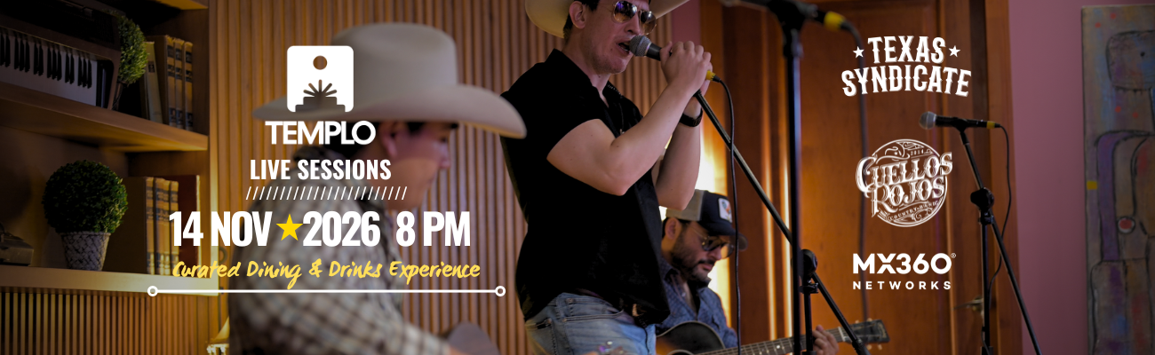 Flyer de Templo Live Sessions