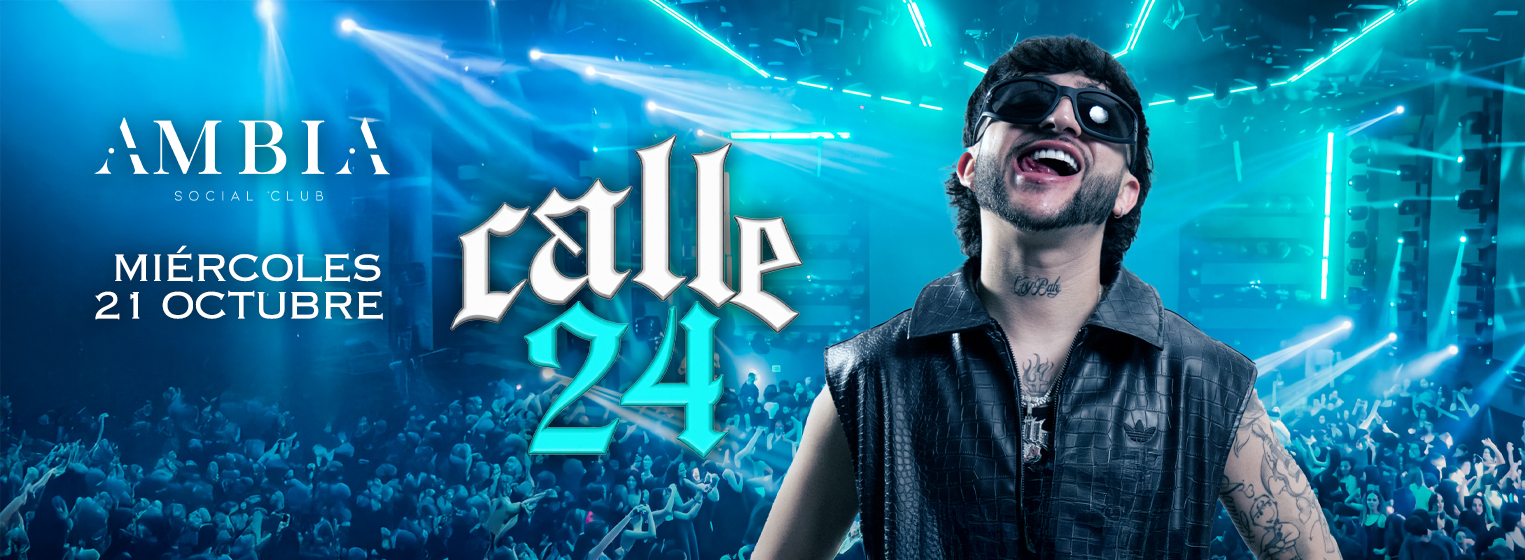 Flyer de After Oficial con Calle 24 & Friends