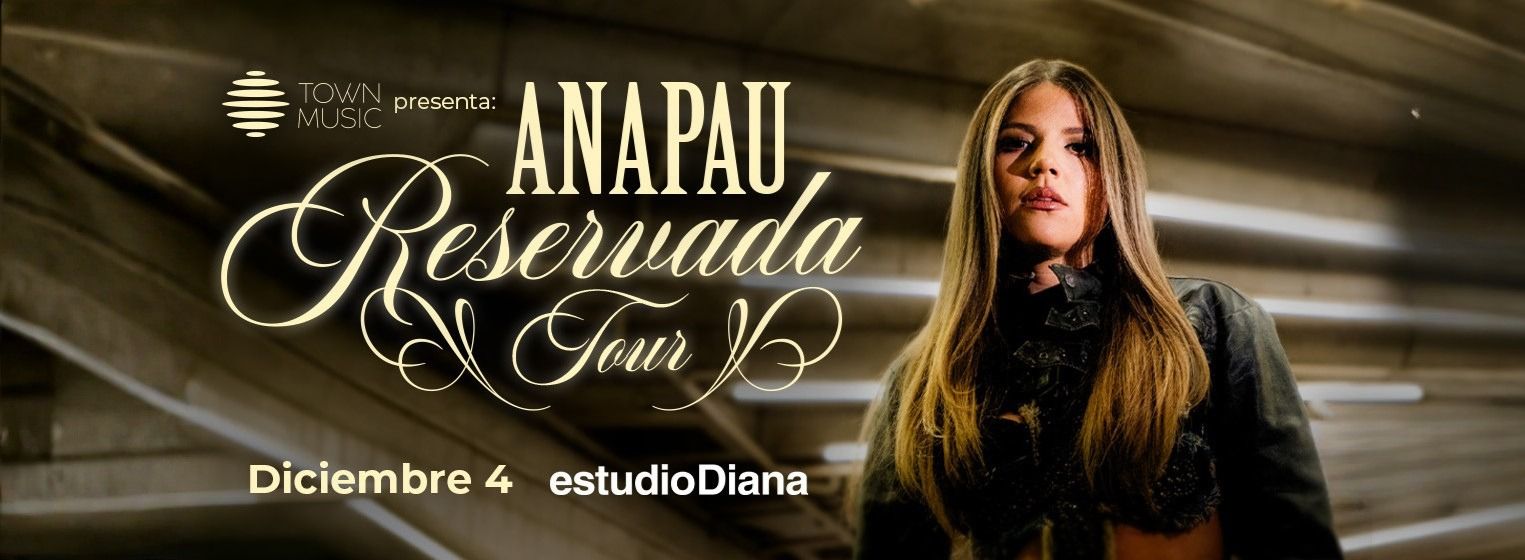 Flyer de Ana Pau En Concierto