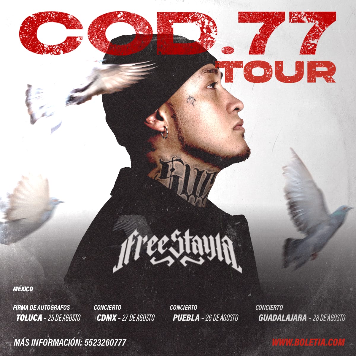 FREE STAYLA TOUR COD.77 EN MÉXICO!! | Boletia